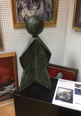 "Skulptur i bronce" Unika, vægt ca. 20 kg.