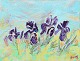 "Composition with Iris flowers"
